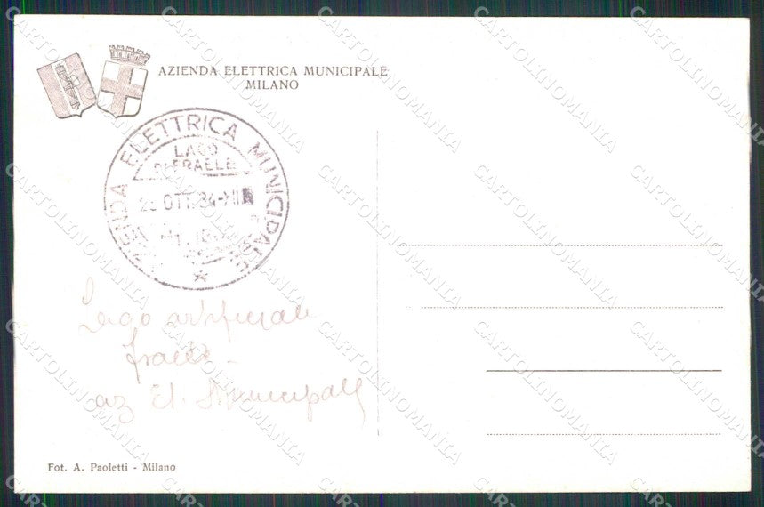 Sondrio Valdidentro Lago di Cancano Foto cartolina RB7319 – retro