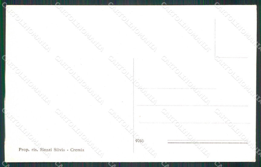 Como Cremia Cimitero e Frazione Semaino cartolina RB7343 – retro