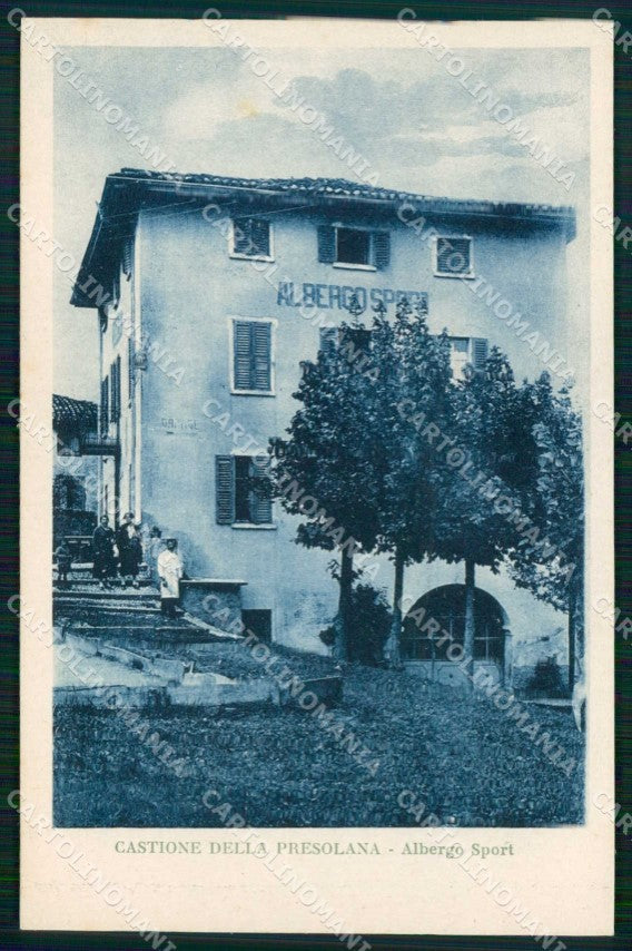 Bergamo Castione della Presolana Albergo Sport cartolina RB7354 – fronte
