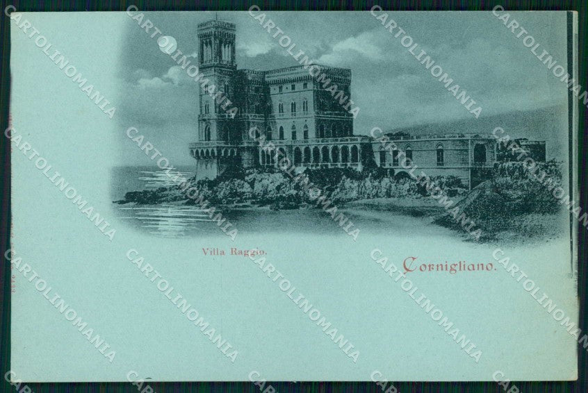 Genova Cornigliano Villa Raggio Chiaro di Luna cartolina RB7364 – fronte
