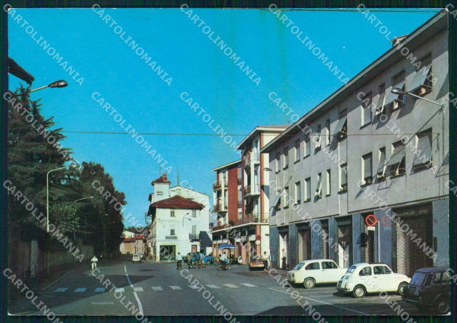 Milano Cuggiono Piazza San Maurizio Auto Foto cartolina RB7369 – fronte