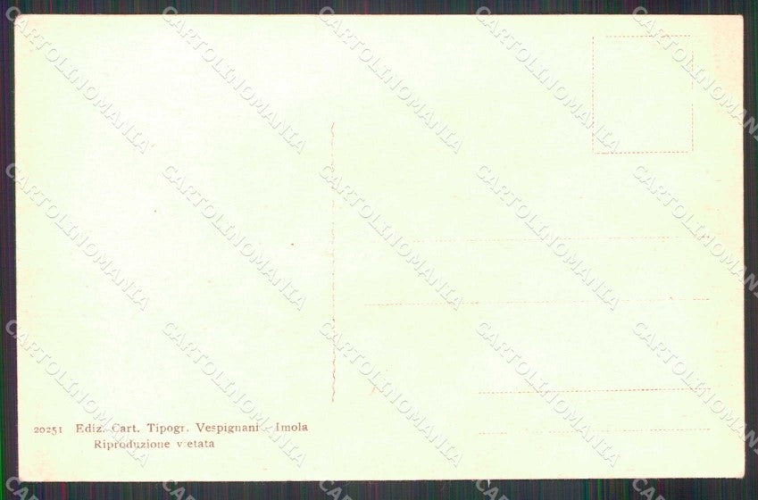 Bologna Imola Viale della Stazione Andrea Costa Fontana cartolina RB7384 – retro