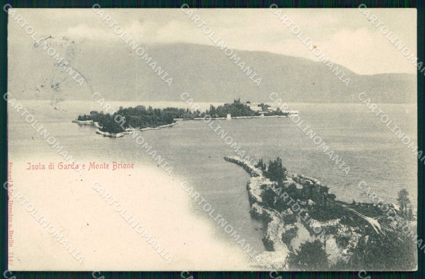Brescia Lago di Garda Isola di Garda Monte Brione Stengel 7142 cartolina RB7401 – fronte