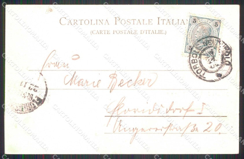 Brescia Lago di Garda Isola di Garda Monte Brione Stengel 7142 cartolina RB7401 – retro