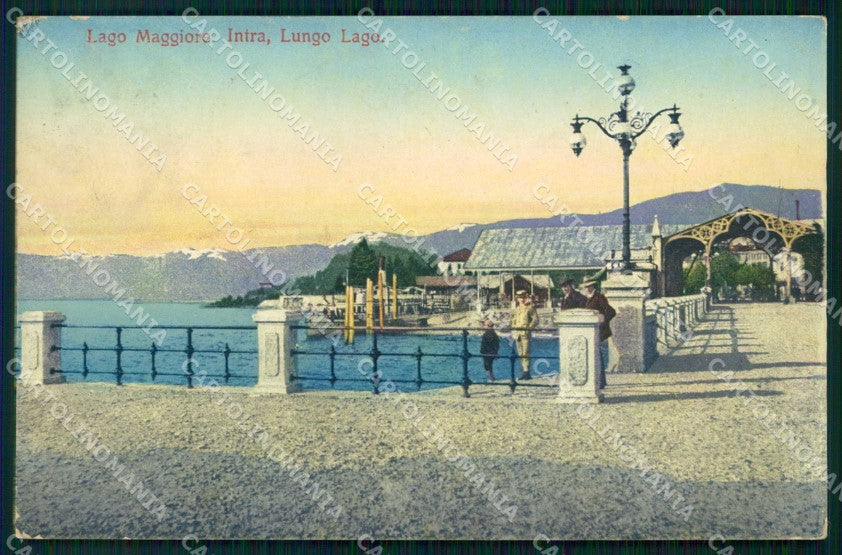 Verbania Intra Lungo Lago cartolina RB7408 – fronte