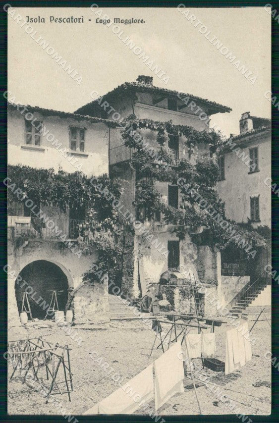 Verbania Isola Pescatori Lago Maggiore Brunner 14619 cartolina RB7418 – fronte