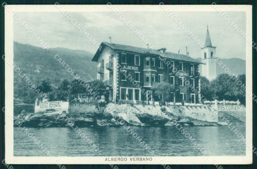 Verbania Isola Pescatori Lago Maggiore Albergo Verbano cartolina RB7419 – fronte