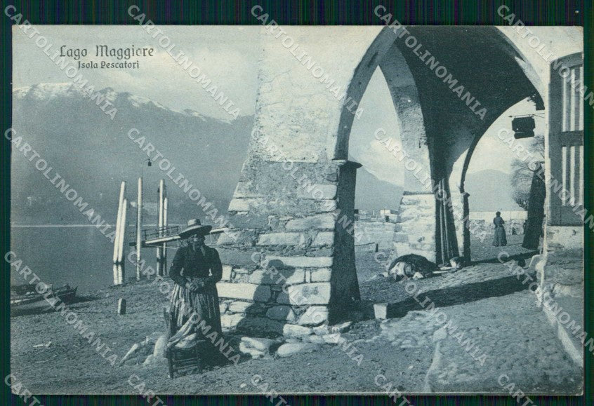 Verbania Isola Pescatori Lago Maggiore Costumi cartolina RB7423 – fronte