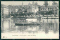 Verbania Isola Bella Chiesa e Albergo Barca Brunner 699 cartolina RB7425 – fronte