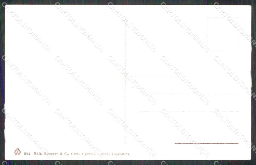 Verbania Isola Bella Brunner 504 cartolina RB7426 – retro