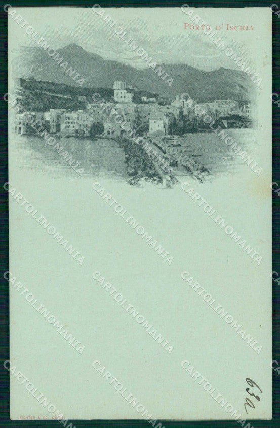 Napoli Ischia Porto STRAPPINO cartolina RB7438 – fronte