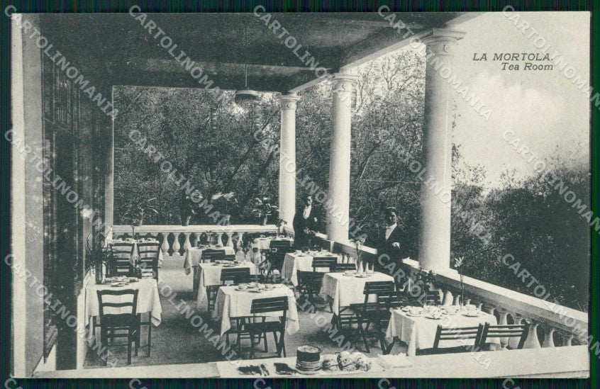 Imperia Ventimiglia Mortola Tea Room cartolina RB7461 – fronte