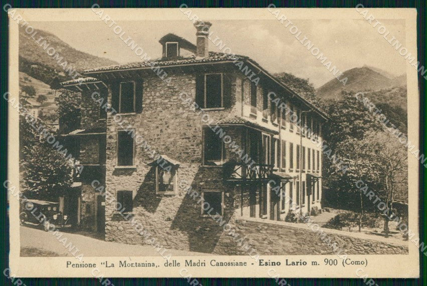 Como Esino Lario Pensione La Montanina Madri Canossiane cartolina RB7468 – fronte