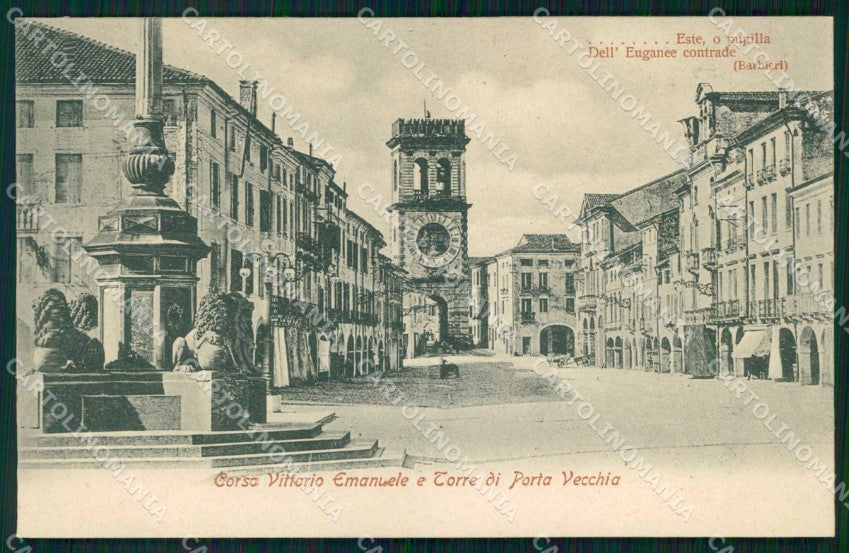 Padova Este Corso Vittorio Emanuele Torre di Porta Vecchia cartolina RB7473 – fronte