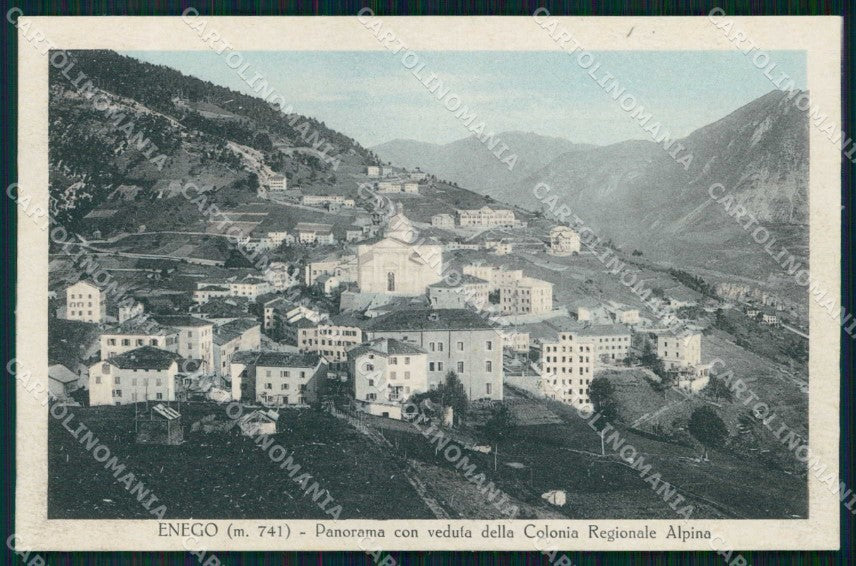 Vicenza Enego Veduta della Colonia Regionale Alpina cartolina RB7480 – fronte