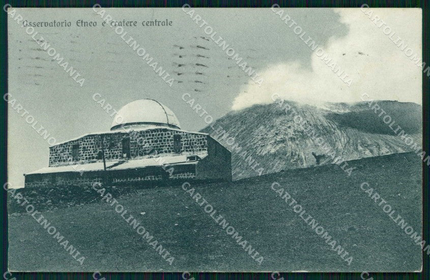 Catania Etna Osservatorio Cratere Centrale cartolina RB7482 – fronte
