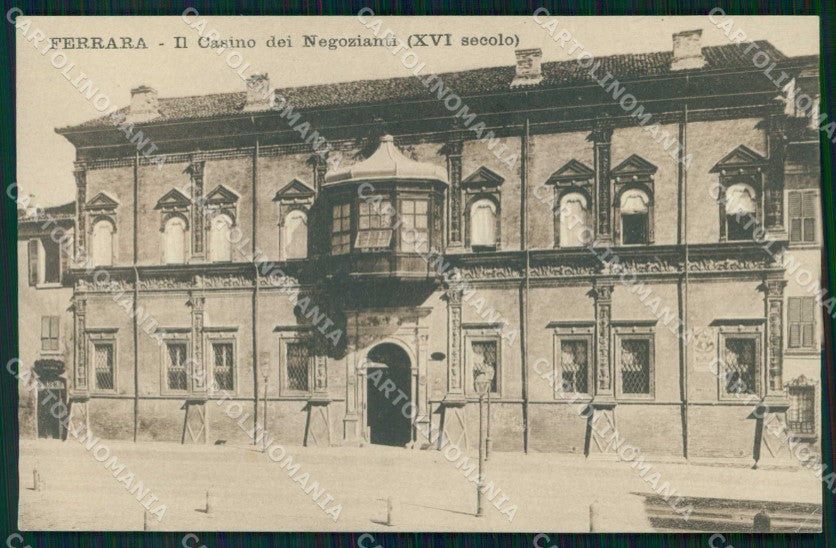 Ferrara Città Casino dei Negozianti XVI Secolo cartolina RB7492 – fronte