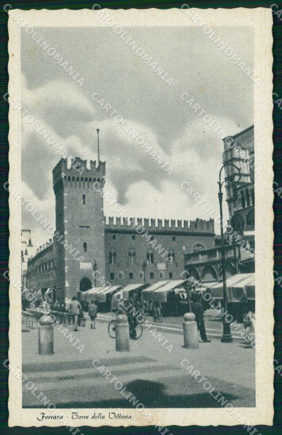 Ferrara Città Torre della Vittoria Mercato cartolina RB7495 – fronte