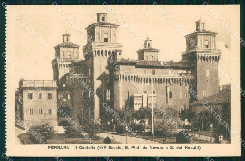 Ferrara Città Castello XIV Secolo cartolina RB7498 – fronte