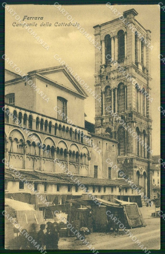 Ferrara Città Campanile della Cattedrale Alterocca 1204 cartolina RB7501 – fronte