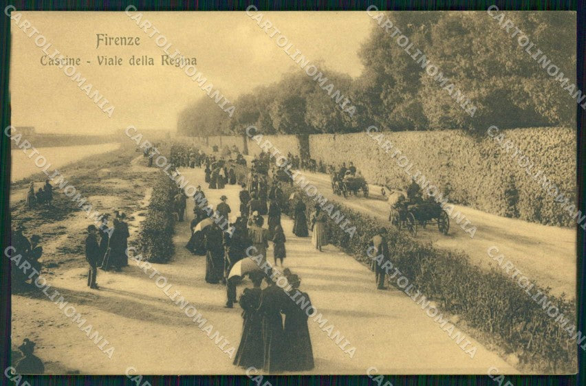 Firenze Città Cascine Viale della Regina Modiano 35277 cartolina RB7530 – fronte