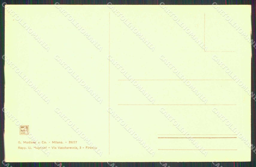 Firenze Città Cascine Viale della Regina Modiano 35277 cartolina RB7530 – retro
