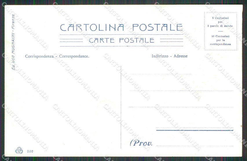 Firenze Città Cordiali Saluti Rilievo cartolina RB7532 – retro