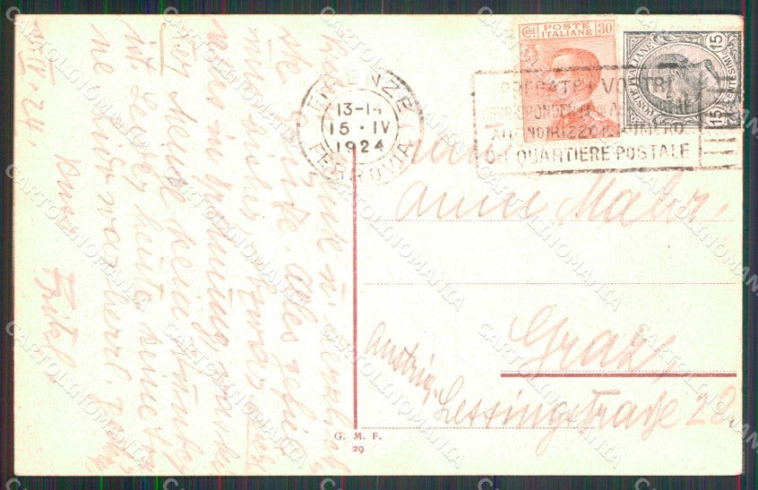 Firenze Città Lungarno Diaz Scalo della Porticciola cartolina RB7537 – retro
