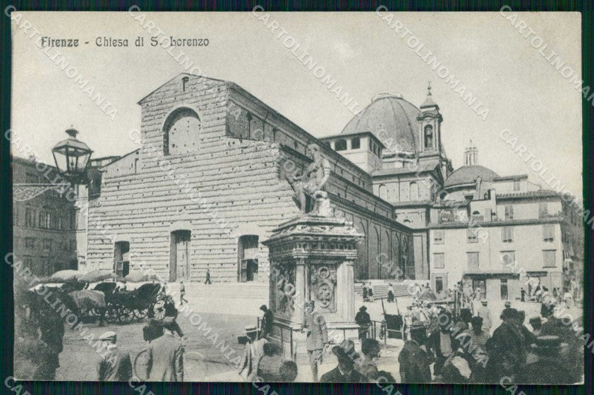 Firenze Città Chiesa San Lorenzo Alterocca 45429 cartolina RB7550 – fronte