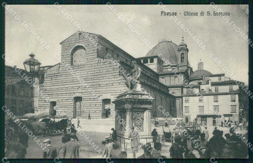 Firenze Città Chiesa San Lorenzo Alterocca 45429 cartolina RB7552 – fronte