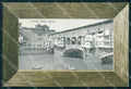 Firenze Città Ponte Vecchio Barche Passepartout cartolina RB7572 – fronte