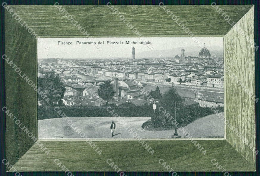 Firenze Città Piazzale Michelangelo Passepartout cartolina RB7573 – fronte
