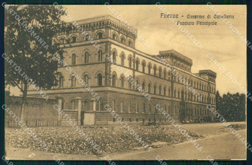 Firenze Città Caserma di Cavalleria Facciata Principale cartolina RB7626 – fronte
