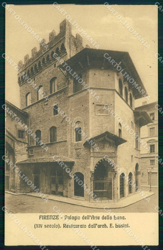 Firenze Città Palagio dell' Arte della Lana cartolina RB7644 – fronte