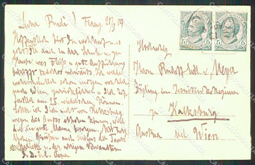 Firenze Città Palagio dell' Arte della Lana cartolina RB7644 – retro