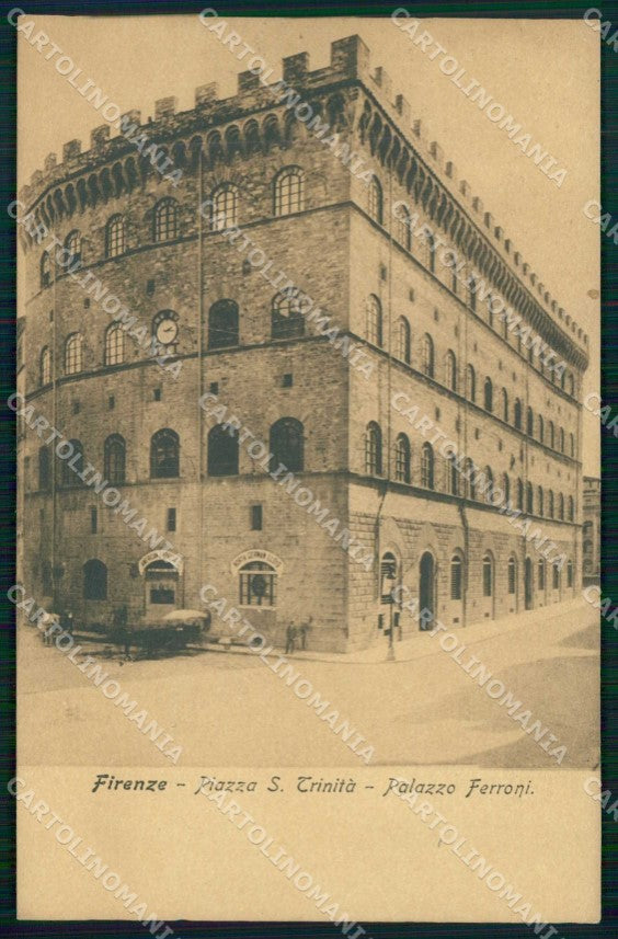 Firenze Città Piazza S.Trinità Palazzo Ferroni cartolina RB7645 – fronte