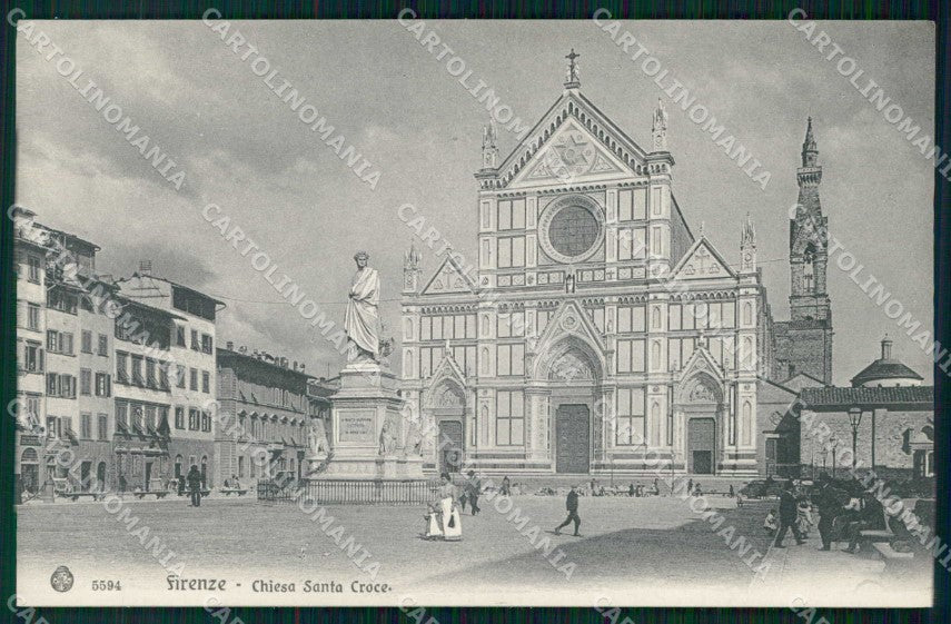 Firenze Città Chiesa S. Croce Brunner 5594 cartolina RB7660 – fronte