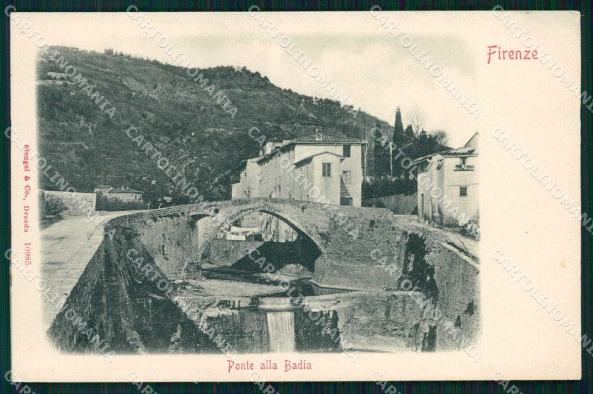 Firenze Città Ponte alla Badia Stengel 10985 cartolina RB7677 – fronte