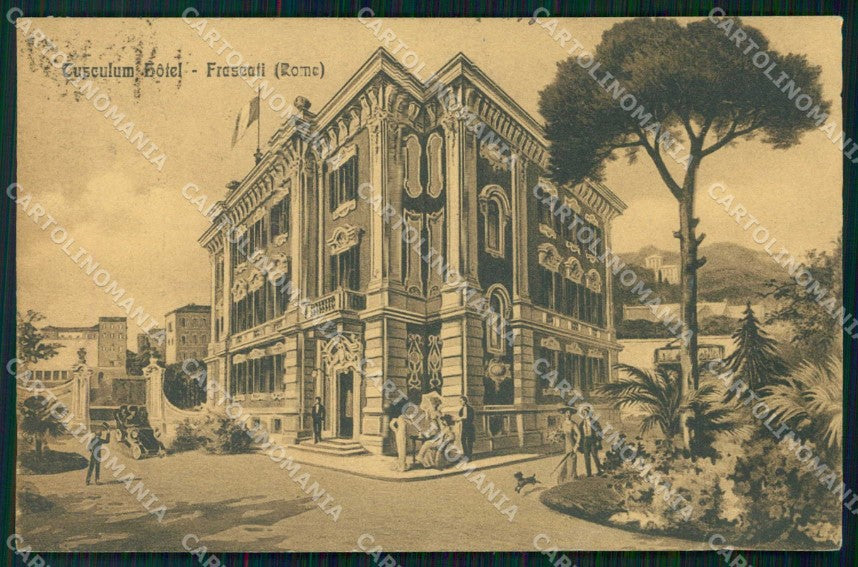 Roma Frascati Tusculum Hotel Alterocca 6105 STRAPPINI cartolina RB7690 – fronte