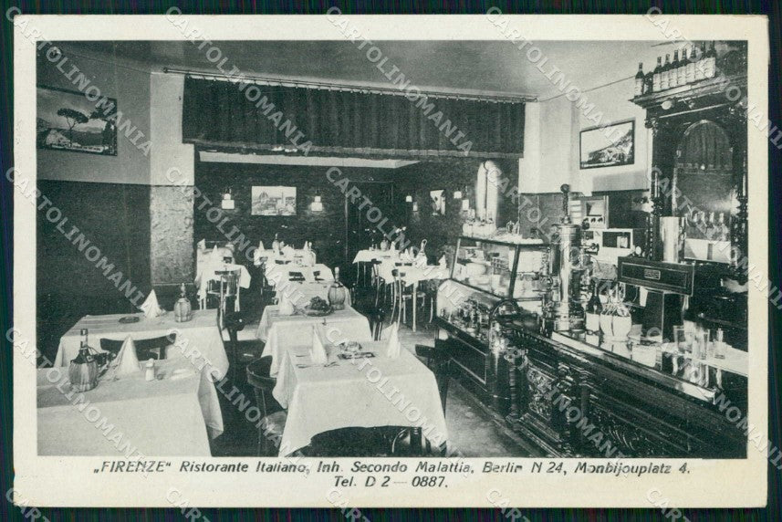 Firenze Città Ristorante Italiano cartolina RB7694 – fronte