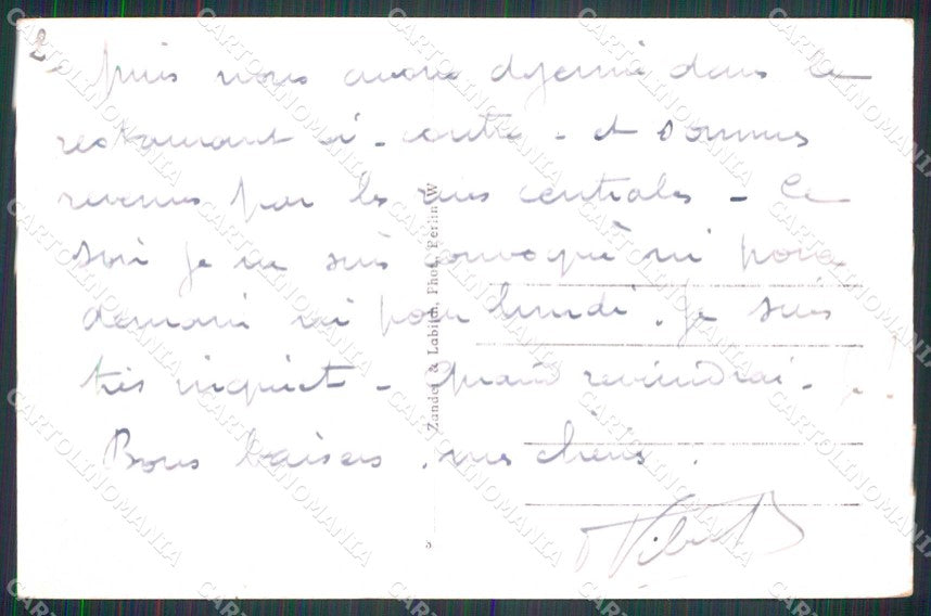 Firenze Città Ristorante Italiano cartolina RB7694 – retro