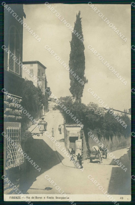 Firenze Città Via de Bardi Costa Scarpuccia Foto cartolina RB7698 – fronte