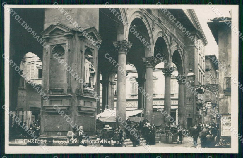 Firenze Città Loggia del Mercato Nuovo Foto cartolina RB7703 – fronte