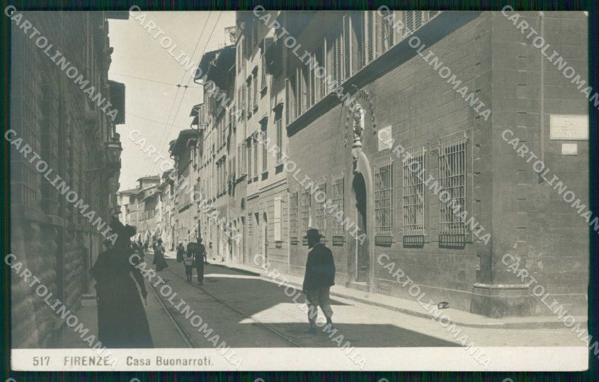 Firenze Città Casa Buonarroti NPG Foto cartolina RB7704 – fronte