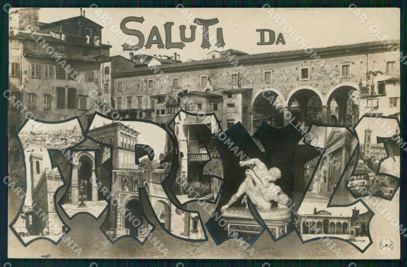 Firenze Città Saluti da NPG Foto cartolina RB7706 – fronte