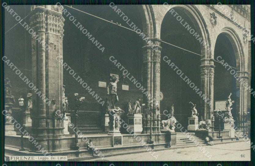 Firenze Città Loggia dei Lanzi NPG Foto cartolina RB7710 – fronte
