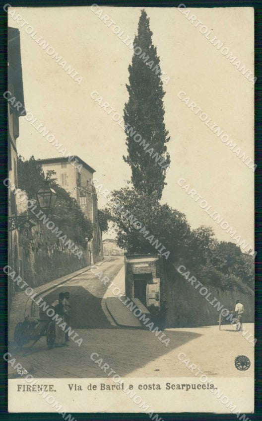 Firenze Città Via dei Bardi Costa Scarpuccia NPG Foto cartolina RB7712 – fronte
