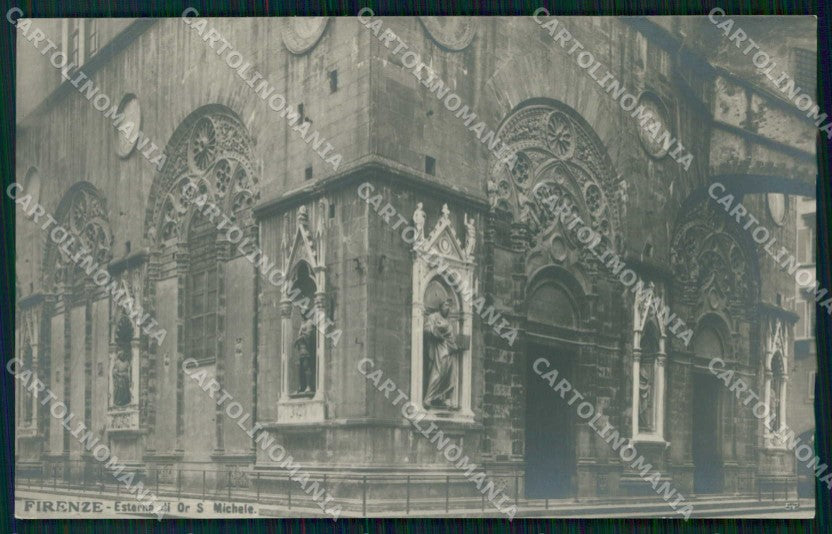 Firenze Città Esterno di Or S. Michele Foto cartolina RB7715 – fronte