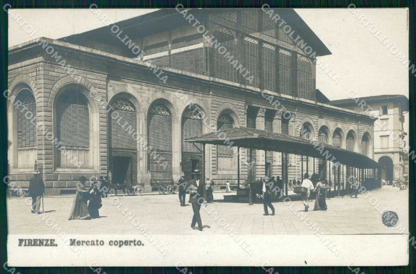 Firenze Città Mercato Coperto Foto cartolina RB7716 – fronte