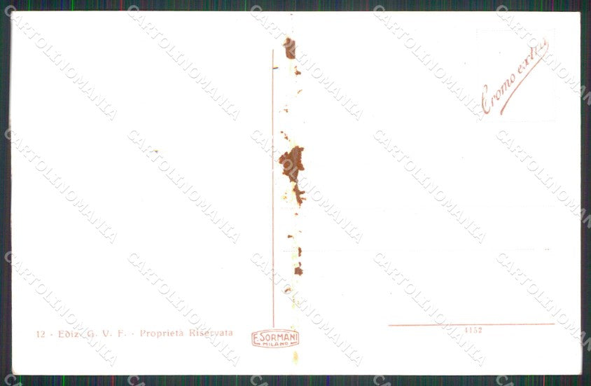 Lucca Forte dei Marmi Veduta Alpi Apuane Spiaggia cartolina RB7720 – retro